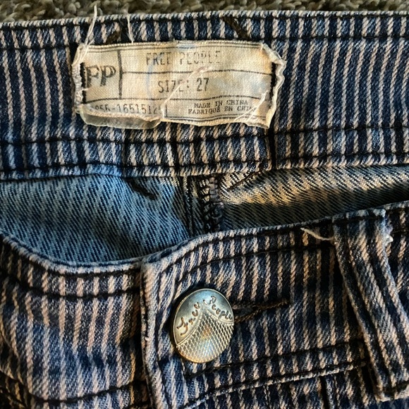 Free People Striped jeans Size 27 - Picture 4 of 7